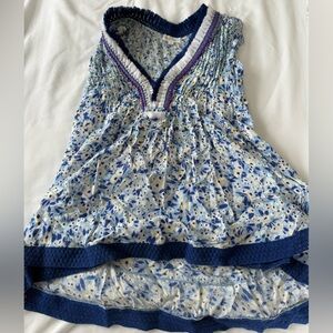 Poupette St. Barth Blue and Purple Dress